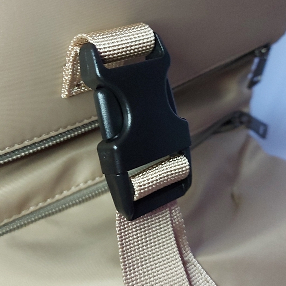Gold trim nylon belt/cross body bag/clutch - Picture 12 of 16